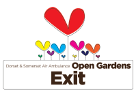 Air Ambulance Open Gardens Exit Sign