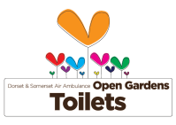 Air Ambulance Open Gardens Toilets Sign