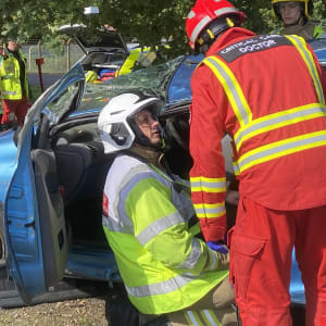 RTC training day with DSAA crew and fire service