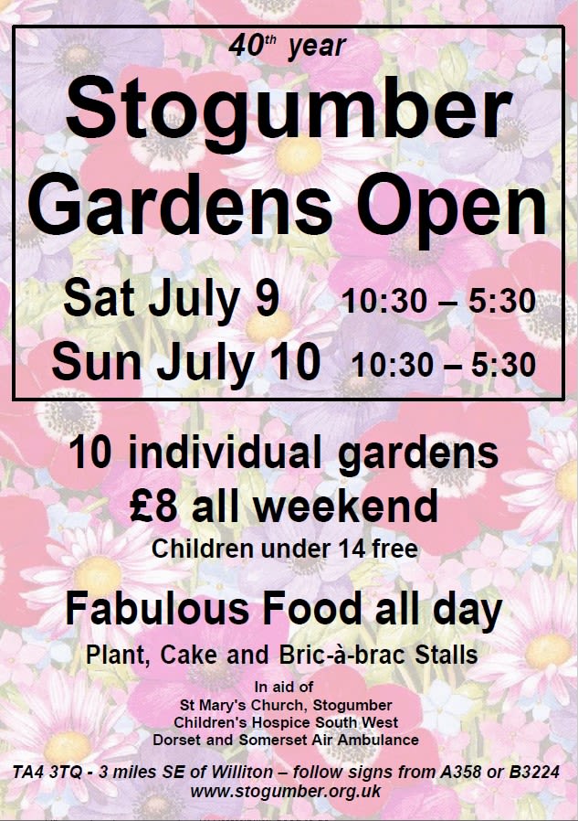 Stogumber Gardens Open