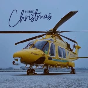 Dorset and Somerset Air Ambulance merry Christmas card