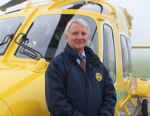 Bill Sivewright CEO of Dorset and Somerset Air Ambulance