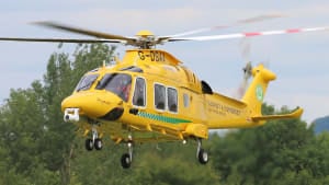 Delivering pre-hospital critical care and rapid carriage of patients to hospital by air